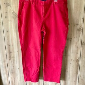 Old Navy red Harper pants